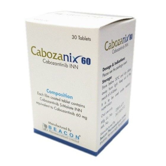 Cabozantinib 60mg Tablets for Kidney Thyroid Liver Cancer Treatment