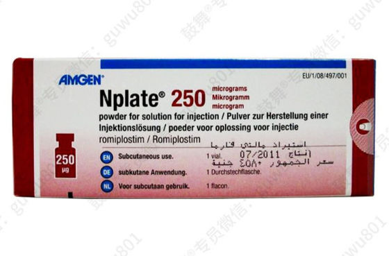 Амджен Ромиплостим_ Nplate 250 мкг/флакон (коробка)Иммунная тромбоцитопения (ИТП)Применимо во время лечения этим препаратом